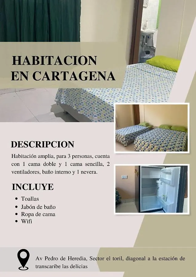 Habitacion En Cartagena 0*,